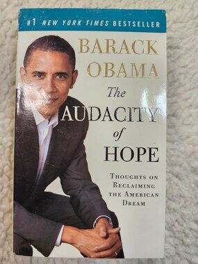 Barack Obama The Audacity of Hope Paperback Vintage Books 2006 9780307455871